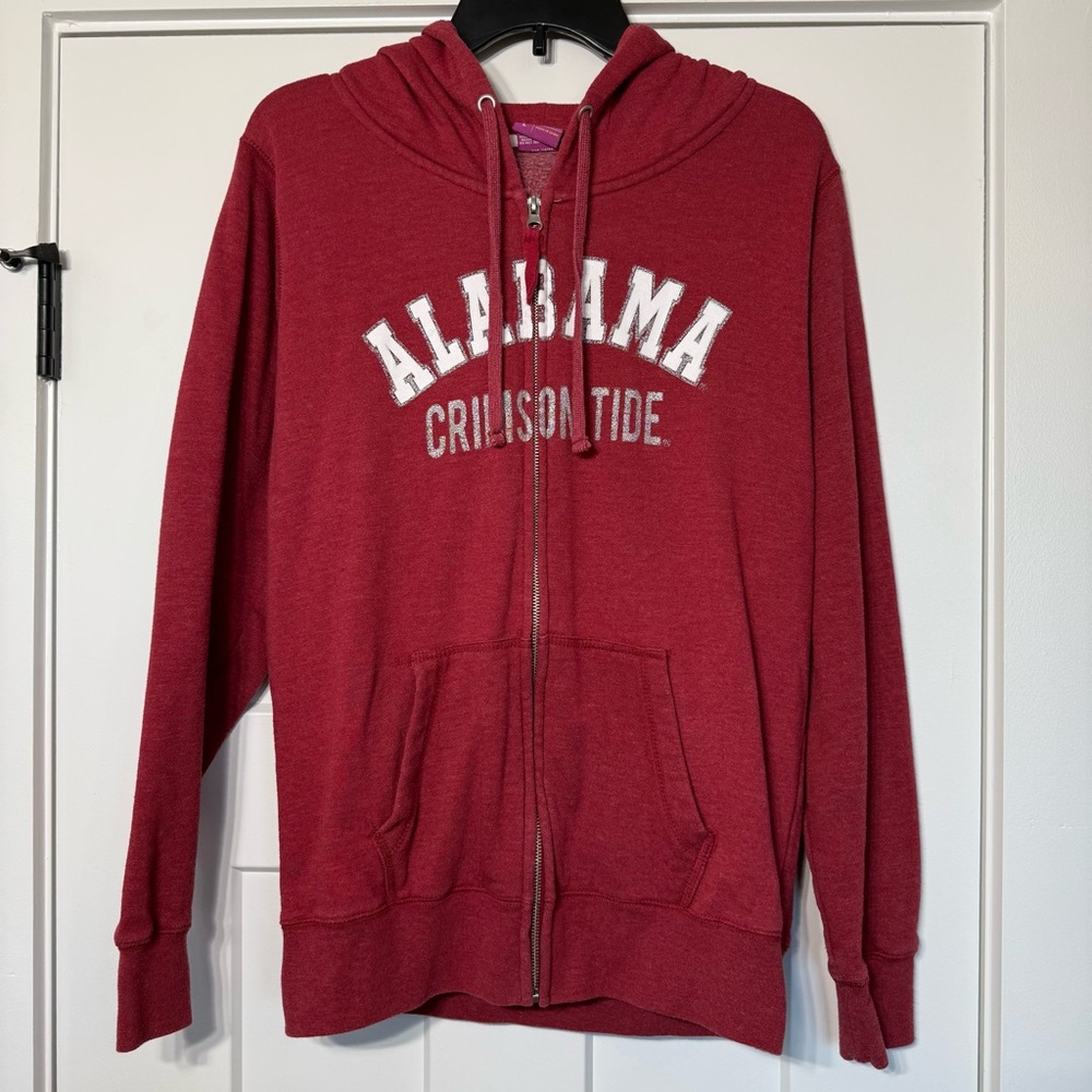 Campus Heritage University of Alabama women’s zip up hooded jacket size Large